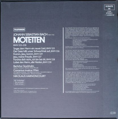 Telefunken 6.35470 EK - Motetten (BWV 225-230) - Image 2