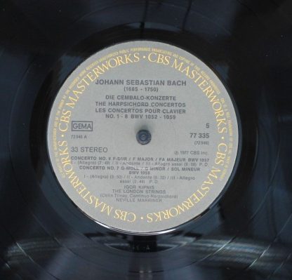 CBS Masterworks 77335 - Harpsichord Concertos Nos. 1-8 - Image 9