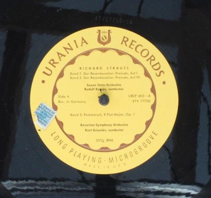 Urania Records (3) URLP 602 - Josephslegende Op. 63/ Der Rosenka - Image 6