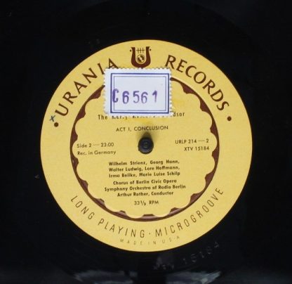 Urania Records (3) URLP 214 - The Merry Wives Of Windsor - Image 5