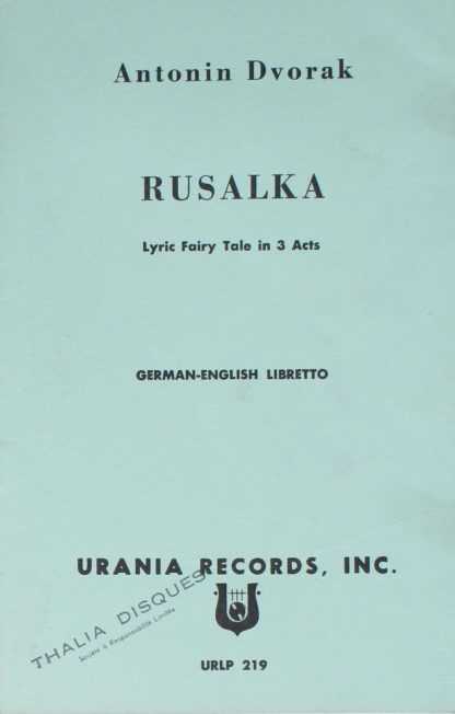 Urania Records (3) URLP 219 - Rusalka - Image 3