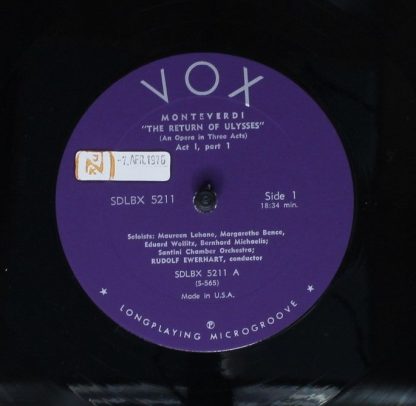 VOX (6) SDLBX 5211 - The Return Of Ulysses - Image 6