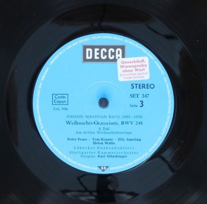 DECCA SET 346-48 - Weihnachtsoratorium - Image 7