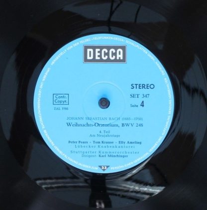 DECCA SET 346-48 - Weihnachtsoratorium - Image 8