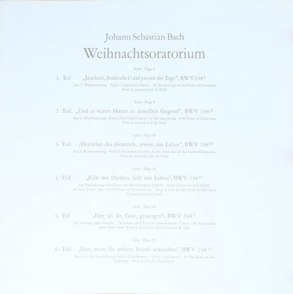 Telefunken SKH 25-T/1-3 - Weihnachtsoratorium = Christmas Orator - Image 5