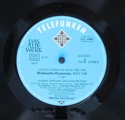 Telefunken SKH 25-T/1-3 - Weihnachtsoratorium = Christmas Orator - Image 9
