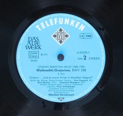 Telefunken SKH 25-T/1-3 - Weihnachtsoratorium = Christmas Orator - Image 10