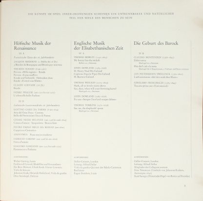 Harmonia Mundi HM 30922 XK - Musik Des Mittelalters Und Der Rena - Image 6