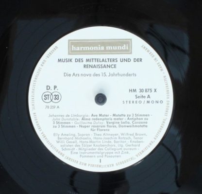 Harmonia Mundi HM 30922 XK - Musik Des Mittelalters Und Der Rena - Image 9