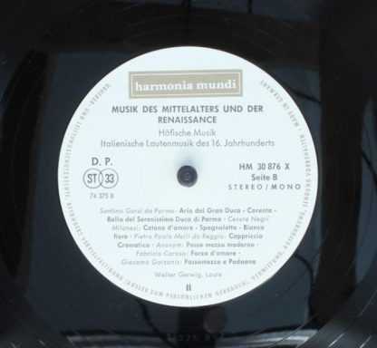 Harmonia Mundi HM 30922 XK - Musik Des Mittelalters Und Der Rena - Image 12