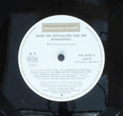 Harmonia Mundi HM 30922 XK - Musik Des Mittelalters Und Der Rena - Image 14