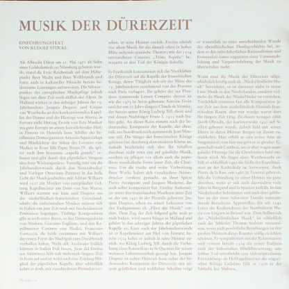 Telefunken TK 11515 - Musik Der Dürerzeit - Image 4
