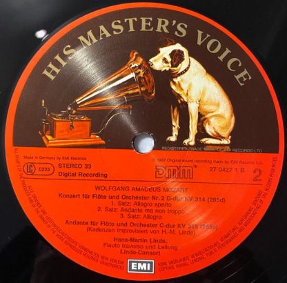 His Master's Voice 27 0427 1 - Flötenkonzerte - Flute Concertos - Image 6