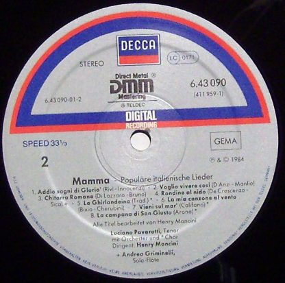 DECCA 6.43 090 - Luciano Pavarotti - Mamma - Image 6