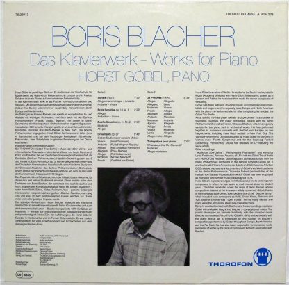 Thorofon Capella MTH 223 - Das Klavierwerk - Works For Piano - Image 2