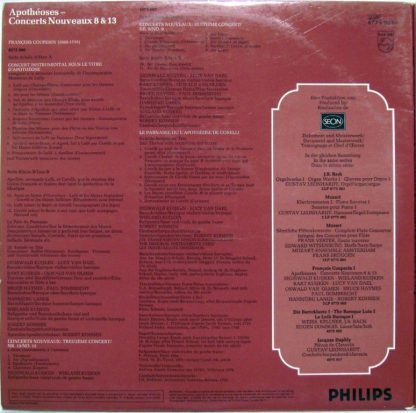 Philips 6775 003 - L'Apothéose Á La Memorie De Lully / L'Apothéo - Image 2