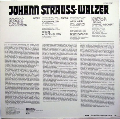 Deutsche Harmonia Mundi 1C 065-99 731 - Johann Strauß-Walzer - Image 3