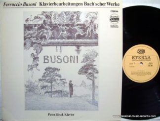 Eterna 7 25 125 - Klavierbearbeitungen Bach'Scher Werke / Choral