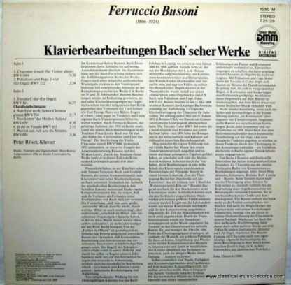 Eterna 7 25 125 - Klavierbearbeitungen Bach'Scher Werke / Choral - Image 3