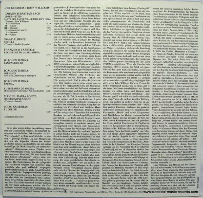 CBS 61 594 - Der Gitarrist John Williams - Image 2