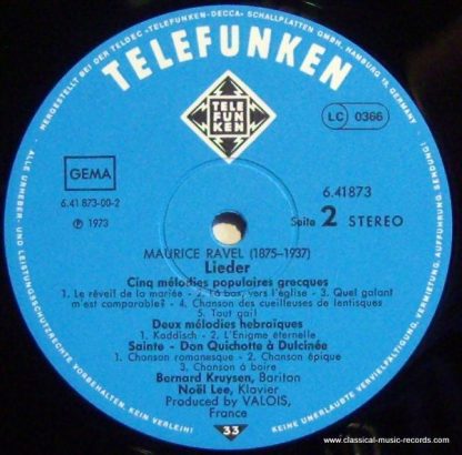 Telefunken 6.41873 - Lieder • Melodies • Mélodies - Image 3
