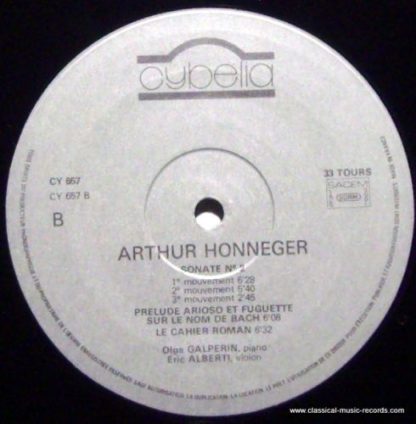 Cybelia CY 657 - Arthur Honegger - Image 3