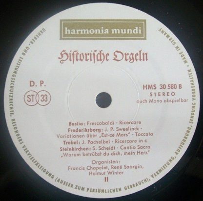 Deutsche Harmonia Mundi HMS 30 580 - Königin Der Instrumente - Image 4