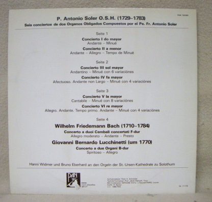 Pan (5) PAN 130 005 - Musik Für Zwei Orgeln - Image 2