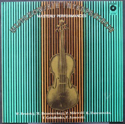Polskie Nagrania Muza Sx 1728 - Masterly Performances vol. 3