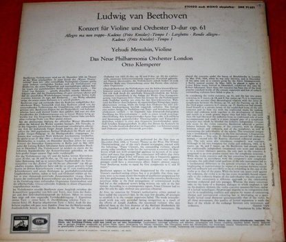 EMI  - Beethoven Violinkonzert D-dur - Image 2