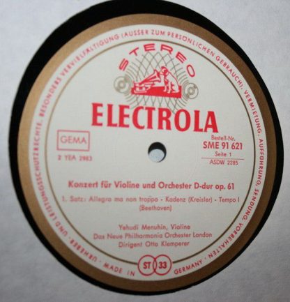 EMI  - Beethoven Violinkonzert D-dur - Image 3