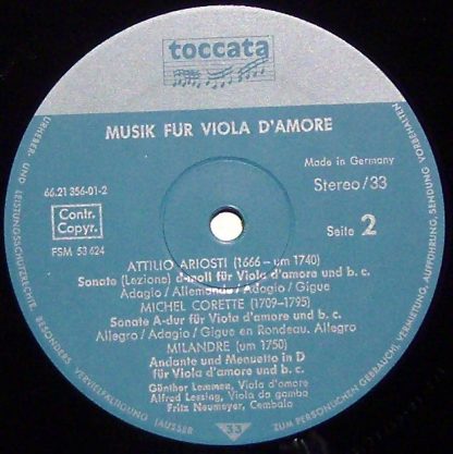 FSM FSM 53 624 toc - Musik Für Viola D'Amore - Image 3