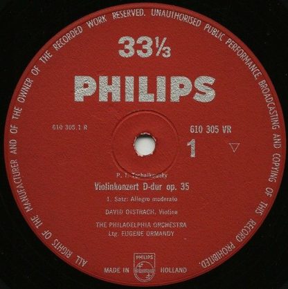 Philips 610305 VR - Violinkonzert - Image 3