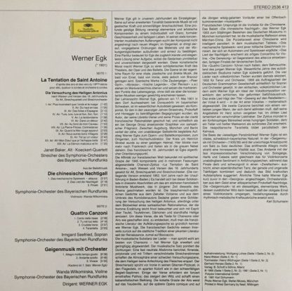 Deutsche Grammophon 2536 413 - La Tentation De Saint Antoine / D - Image 2