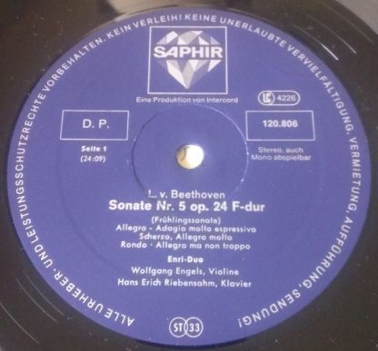Saphir 25 709-7 SB - Beethoven Frühlings Sonate - Image 3