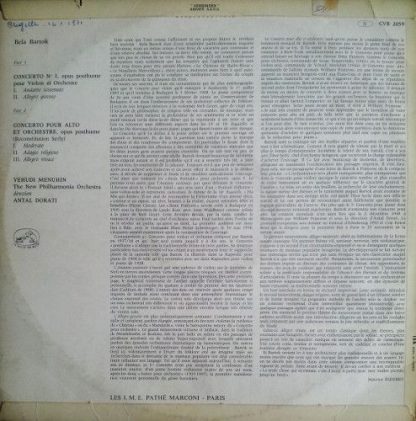 La Voix De Son Maître CVB 2059 - Bartók - Image 2