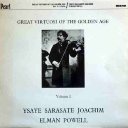 Pearl Records, Inc. GEMM 101 - Great Virtuosi Of The Golden Age