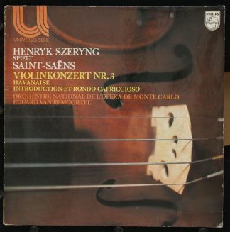 Philips 6580 016 - Violinkonzert Nr. 3 / Havanaise / Introductio