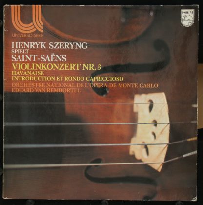 Philips 6580 016 - Violinkonzert Nr. 3 / Havanaise / Introductio