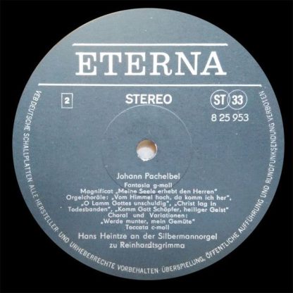 Eterna 8 25 953 - Orgelwerke (Hans Heintze An Der Silbermannorge - Image 4