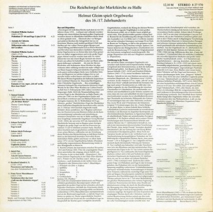 Eterna 8 27 570 - Die Reichelorgel Der Marktkirche Zu Halle - He - Image 2