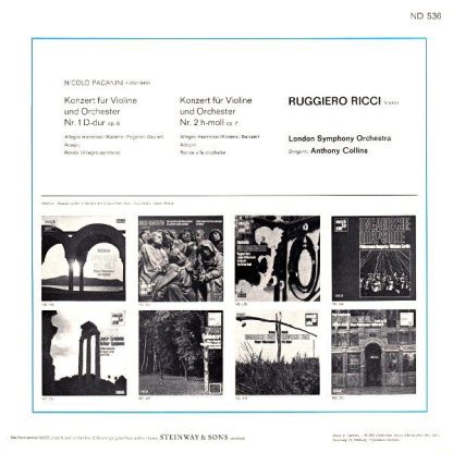 DECCA ND 536 - Violinkonzert Nr.1 & Nr. 2 - Image 3