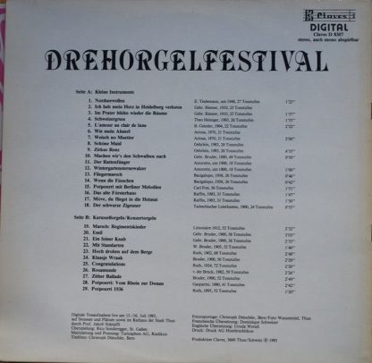 Claves D 8307 - Drehorgelfestival - Image 6