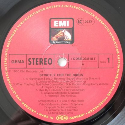 EMI 1C 065-03 818 T - Strictly For The Birds - Image 3