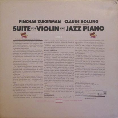 CBS 73 833 - Suite For Violin And Jazz Piano - Image 2