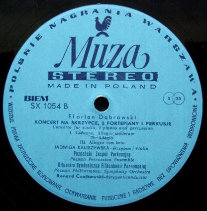 Polskie Nagrania Muza SX 1054 - Concerto For Violin And Orchestr - Image 4