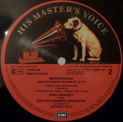 His Master's Voice EL 7 49663 1 - Mendelssohn & Bruch Violin Con - Image 4
