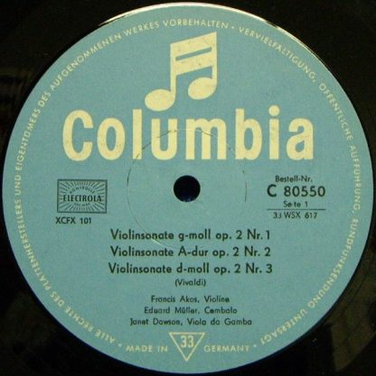 Columbia C 80 550 - Violinsonaten Op. 2 Nr. 1-6    (18) - Image 4