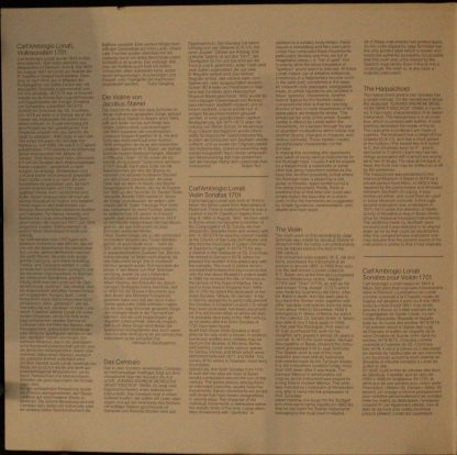 Deutsche Harmonia Mundi 1C 065-99 760 - Violinsonaten 1701 - Image 3