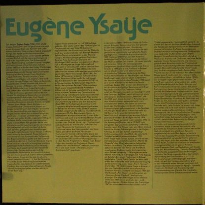 Eurodisc 27 264 MK - Die 6 Sonaten Für Violine Solo = The Six So - Image 3